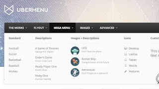 UberMenu 3  Creating Mega Submenus WordPress Mega Menu [upl. by Iras]