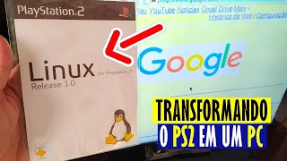 COMPREI O DVD DO LINUX DO PS2 O CONSOLE VIRA PC [upl. by Beattie]