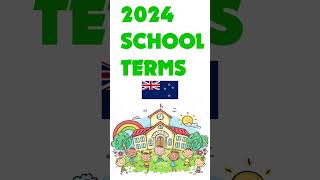 2024 School Terms 🇳🇿 New Zealand shorts [upl. by Aneelehs97]