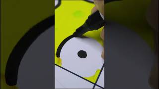 Drawing Spongebob in 4 different styles pt 1 shorts viral trending spongebob art shortvideo [upl. by Atig]