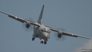 2013 Międzynarodowe Pokazy Lotnicze Radom Air Show‏  Włoski C27J Spartan [upl. by Eelarat739]