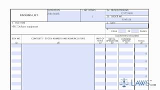 Learn How to Fill the DD 1750 Form Packing List [upl. by Jessee198]