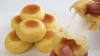 Soft and Fluffy Cheese Bread  without Oven  No Water  It is amazing EASY and DELICIOUS Recipe [upl. by Darren]