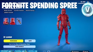 Fortnite Spending Spree 22000 VBUCKS 1 [upl. by Muhan]