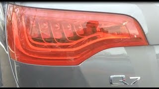 Audi S Line Q7 LED Rückleuchte Rücklicht Lichter Heckleuchte Original Rear lights tail lights [upl. by Yxel951]