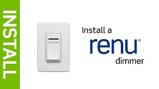 Leviton Presents How to Install a Renu® Dimmer Switch [upl. by Nevai877]