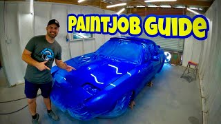 Car Painting Full Car Paintjob Guide [upl. by Asennav572]