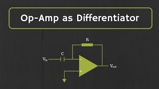 OpAmp Differentiator with Derivation and Examples [upl. by Jaworski199]