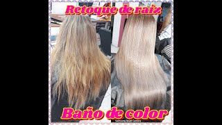 Como hacer Baño de Color y Retoque de raiz [upl. by Nolur]