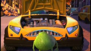 monster inc cour metrage la nouvel voiture de mike qc [upl. by Rivy262]