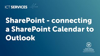 SharePoint  connecting a SharePoint calendar to Outlook [upl. by Uthrop]