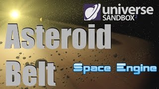 ASTEROID BELT  CeresVestaHygieaPallas  Space EngineUniverse Sandbox 2 [upl. by Adas]