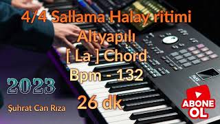 4\4 Sallama Halay Ritimi  Altyapılı LA  Chord  BPM  132 [upl. by Francene]