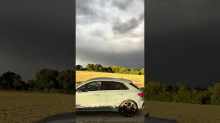 The South Downs Storm Clouds ⛅️ a Rainbow 🌈 and amazing colours all in on panoramic video [upl. by Wilmer]