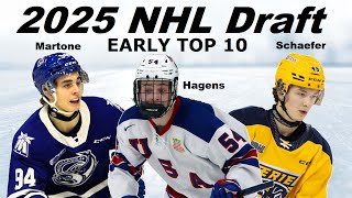 2025 NHL Draft Pre Season Top 10 [upl. by Obe135]