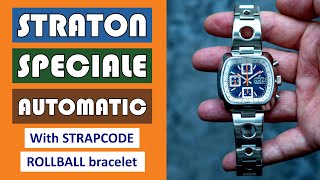 Straton SPECIALE AUTOMATIC Review with Strapcode Bracelet [upl. by Anitnauq864]