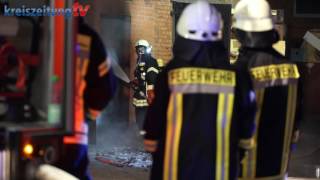 Wohnhausbrand in der Syker Innenstadt [upl. by Linnie]