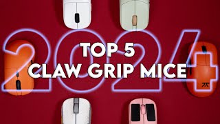 TOP 5 CLAW GRIP MICE 2024 [upl. by Galligan]