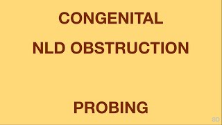 Oculoplasty Session 29 Congenital Lacrimal Disorders [upl. by Ingar]