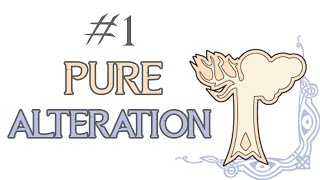 SKYRIM Pure Alteration Build  Single Skill Series  1 [upl. by Hintze]