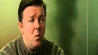 EXTRAS Bloopers Ricky Gervais  Youre Aware Im Gay [upl. by Nollek21]