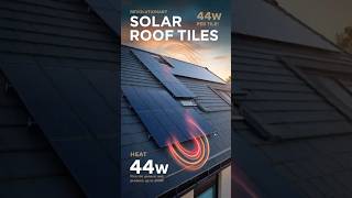 Solar Roof Tiles for Efficient Energy Harvesting NO Electrician needed solartiles ytshorts yt [upl. by Thacker]