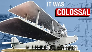 The Largest Biplane Ever Flown  Caproni Ca90 Aircraft Overview 23 [upl. by Atinid671]