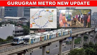 Gurugram Metro update  Metro Projects in Gurgaon  Papa Construction [upl. by Krilov]