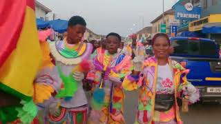 CANADA MASQUERADERS TAKE OVER THE STREETS OF TAKORADI 2023 [upl. by Eerpud]