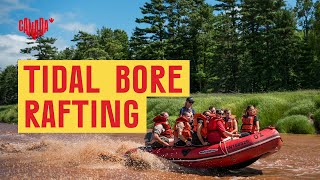 Tidal Bore Rafting Shubenacadie River in Nova Scotia  Explore Canada [upl. by Maddeu]