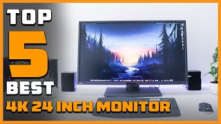 Best 4K 24 Inch Monitors in 2024  Top 5 Review and Buying Guide [upl. by Annorah]