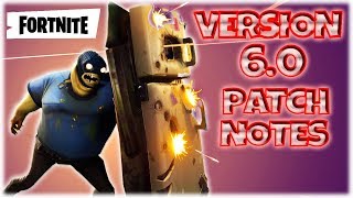 FORTNITE Save The World  Version 60 Patch Notes  PvE [upl. by Meador]