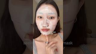 THIS MASK CHANGES COLOR 🤯 koreanskincare kbeauty [upl. by Anahgem458]