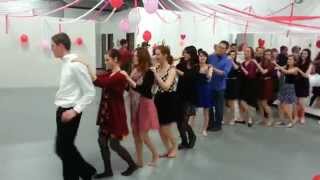 Conga Dance at HHE Valentine party [upl. by Tonie130]