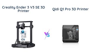 Creality Ender 3 V3 SE vs QIDI Q1 Pro 3D Printer Comparison 🖨️ [upl. by Enitsua361]