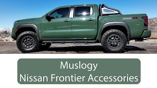 Nissan Frontier 2023  Pro4 X  Accessories  Muslogy [upl. by Harmon]