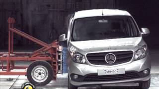 Euro NCAP  Mercedes Benz CITAN Kombi  2013  Crash test [upl. by Lebasiairam164]