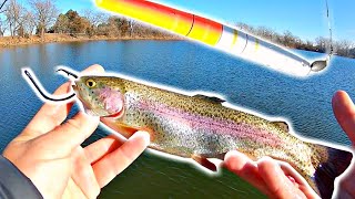 Catching DOUBLE DIGIT Bass using LIVE Trout for Bait [upl. by Maryjane]