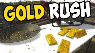 OUR FIRST BAR OF GOLD  Gold Rush The Game Gameplay Introduction [upl. by Eberly561]