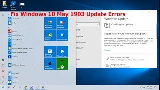 How to Fix All Windows 10 May 1903 Update Errors 2019 [upl. by Lisetta]