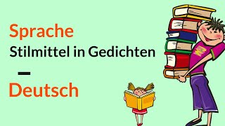 Analyse der Sprache bei Gedichten  Stilmittel  Lyrisches Ich  Satzbau  Zeitform  Interpretation [upl. by Aetnahc]