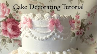 Cake decorating tutorial [upl. by Ball]