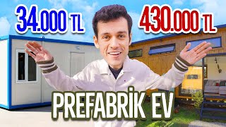 34000 TL vs 430000 TL Tiny House Prefabrik Ev SonradanGörme [upl. by Eaneg]