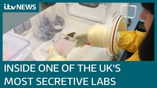 Inside the secretive Porton Down lab tackling the Covid19 pandemic ITV News [upl. by Belloir48]