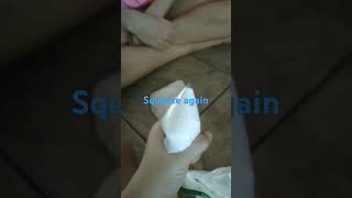 ASMR shaving cream bag [upl. by Mile]