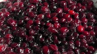 Christmas CRANBERRY SAUCE Homemade recipe  How to Make  Turkey [upl. by Nosliw]