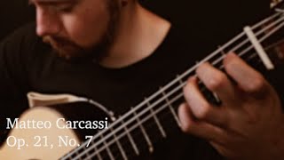 Matteo Carcassi  Andantino mosso Op 21 No 7 [upl. by Fasa]