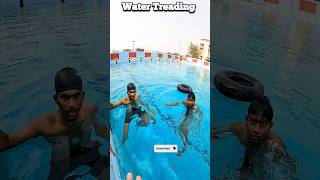 How to Stand in Deep Water  Water Treading Practice swimming swimmingtips learnswimming [upl. by Idnyc591]