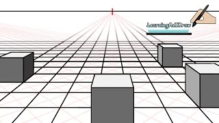 One point perspective the perfect square and floor planes How To Draw Tutorial [upl. by Emaj200]