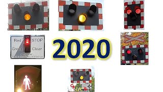 Level Crossings and Trains in 2020  End of Year Compilation [upl. by Weibel]